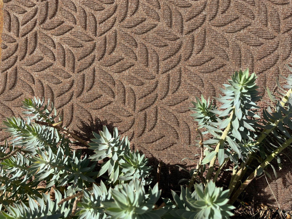 Fußmatte 60x90 Dune Leaves Dark Braun