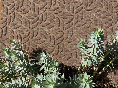 Fußmatte 60x90 Dune Leaves Dark Braun