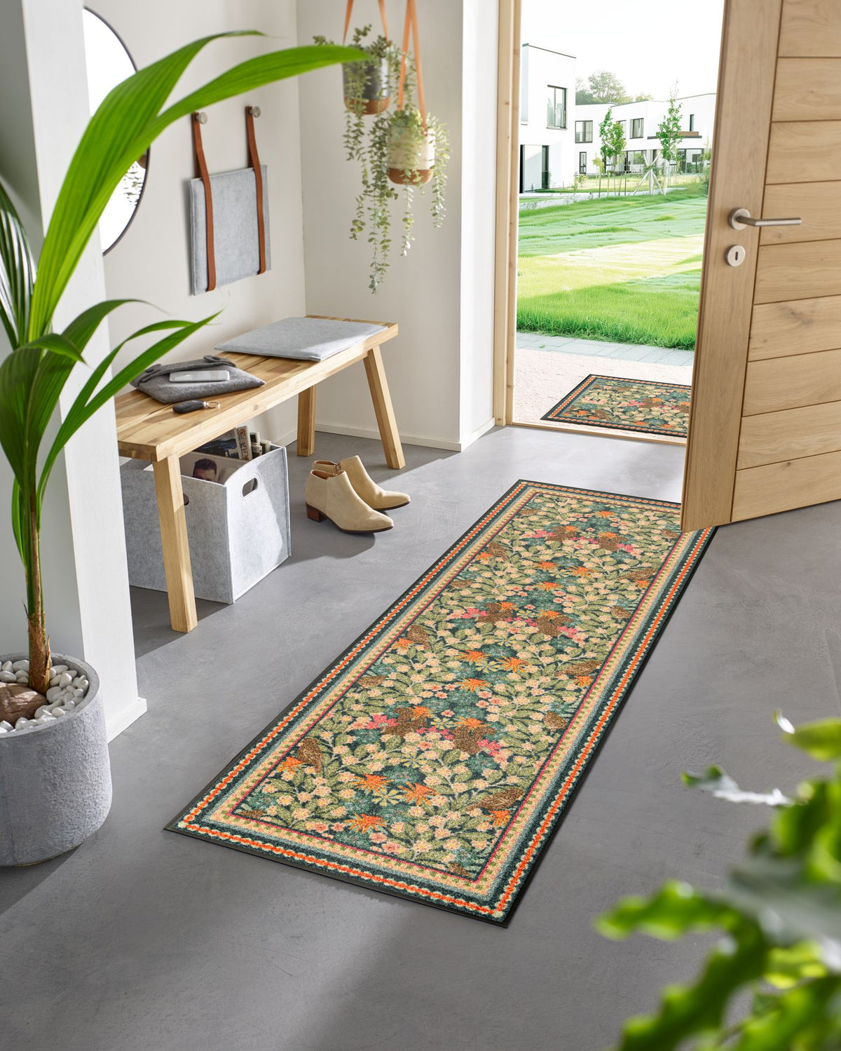 Teppichläufer 60x180 Garden Luxe Blue