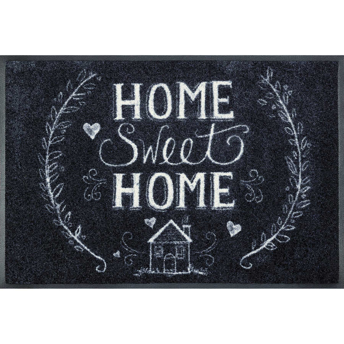 Fußmatte 50x75 Chalky Home schwarz