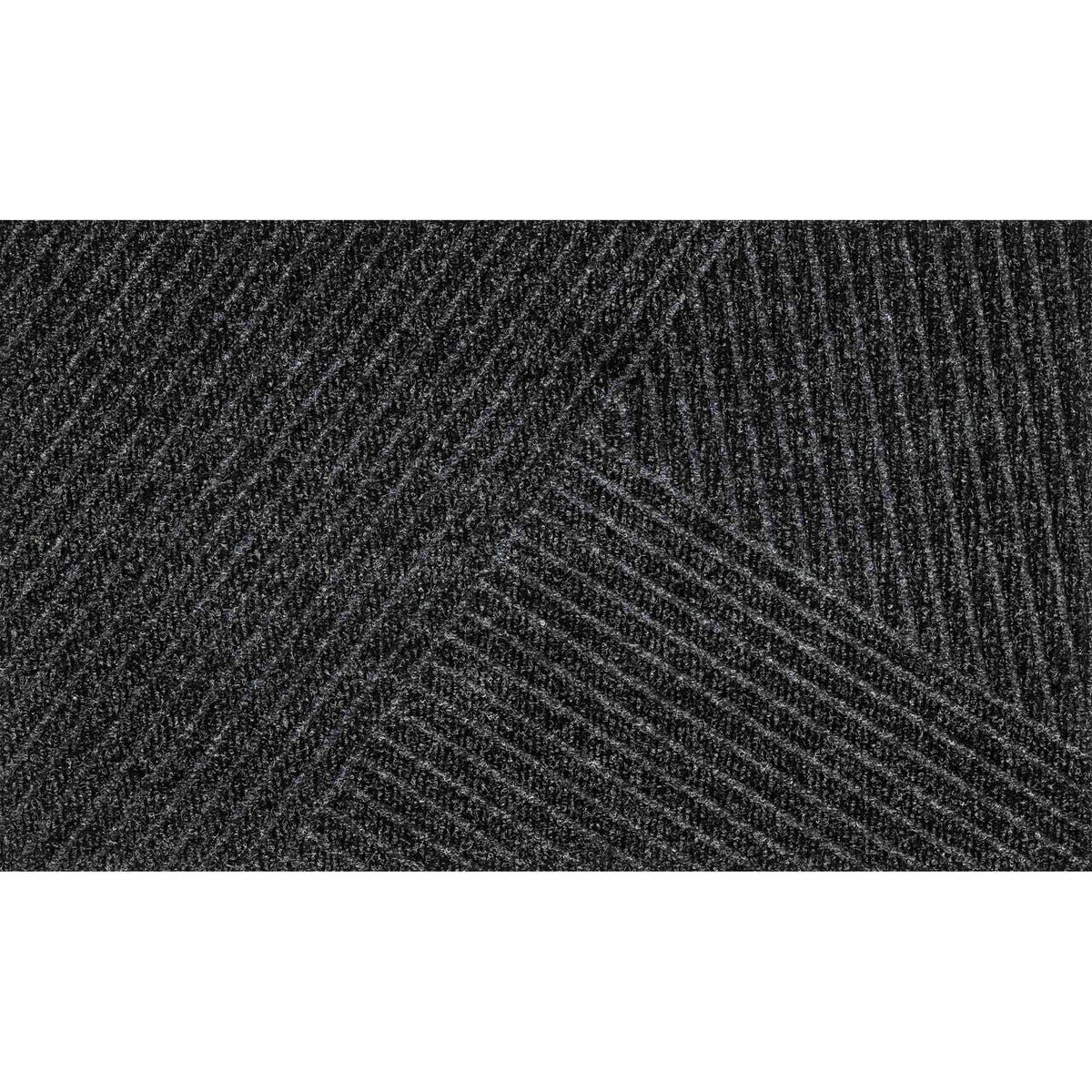 Fußmatte 45x75 Dune Stripes dark grey grau