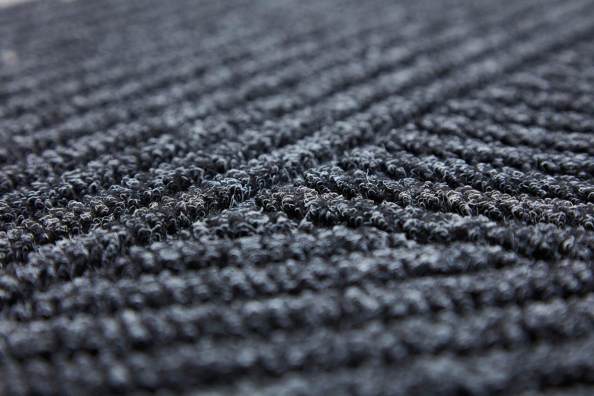 Fußmatte 45x75 Dune Stripes dark grey grau