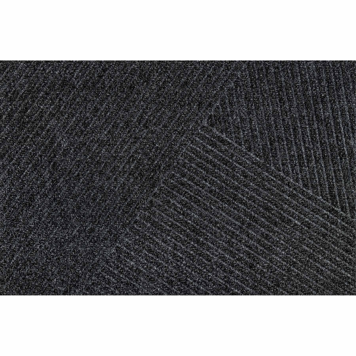 Fußmatte 60x90 Dune Stripes dark grey grau