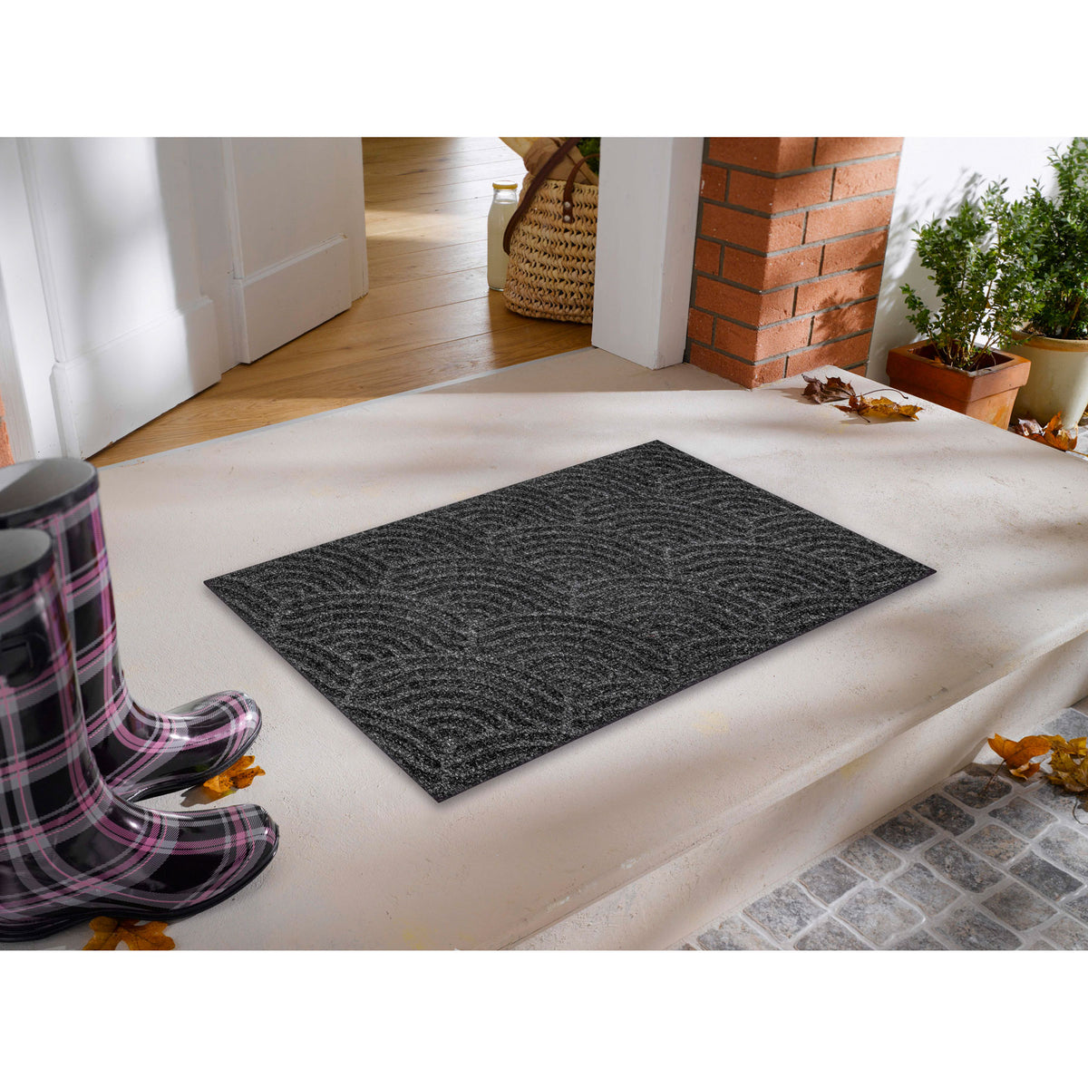 Fußmatte 45x75 Dune Waves dark grey grau