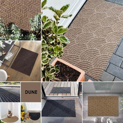 Fußmatte 45x75 Dune Waves dark grey grau