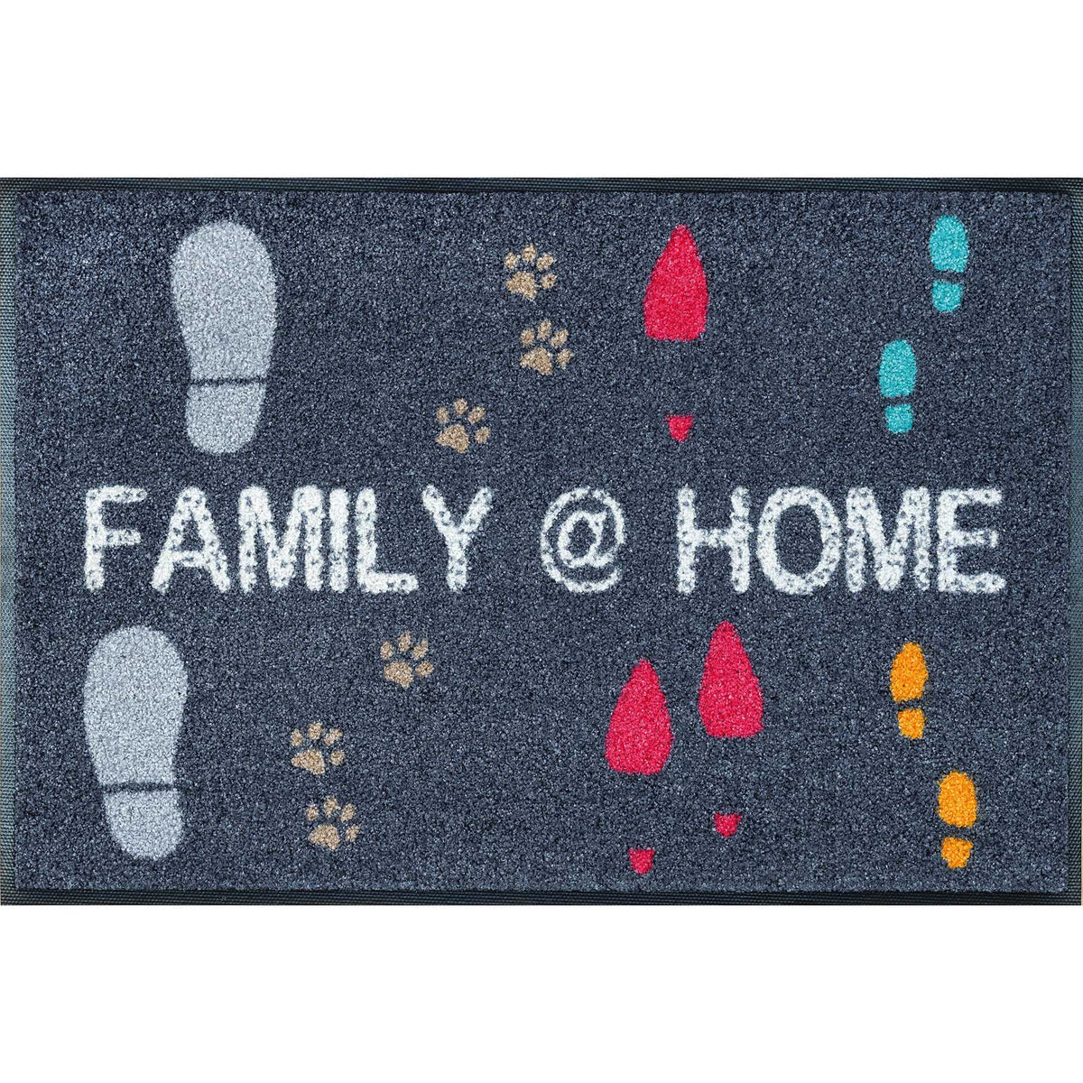 Fußmatte 50x75 Family @ Home anthrazit