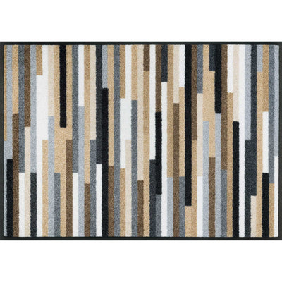 Fußmatte 60x85 Mikado Stripes nature beige