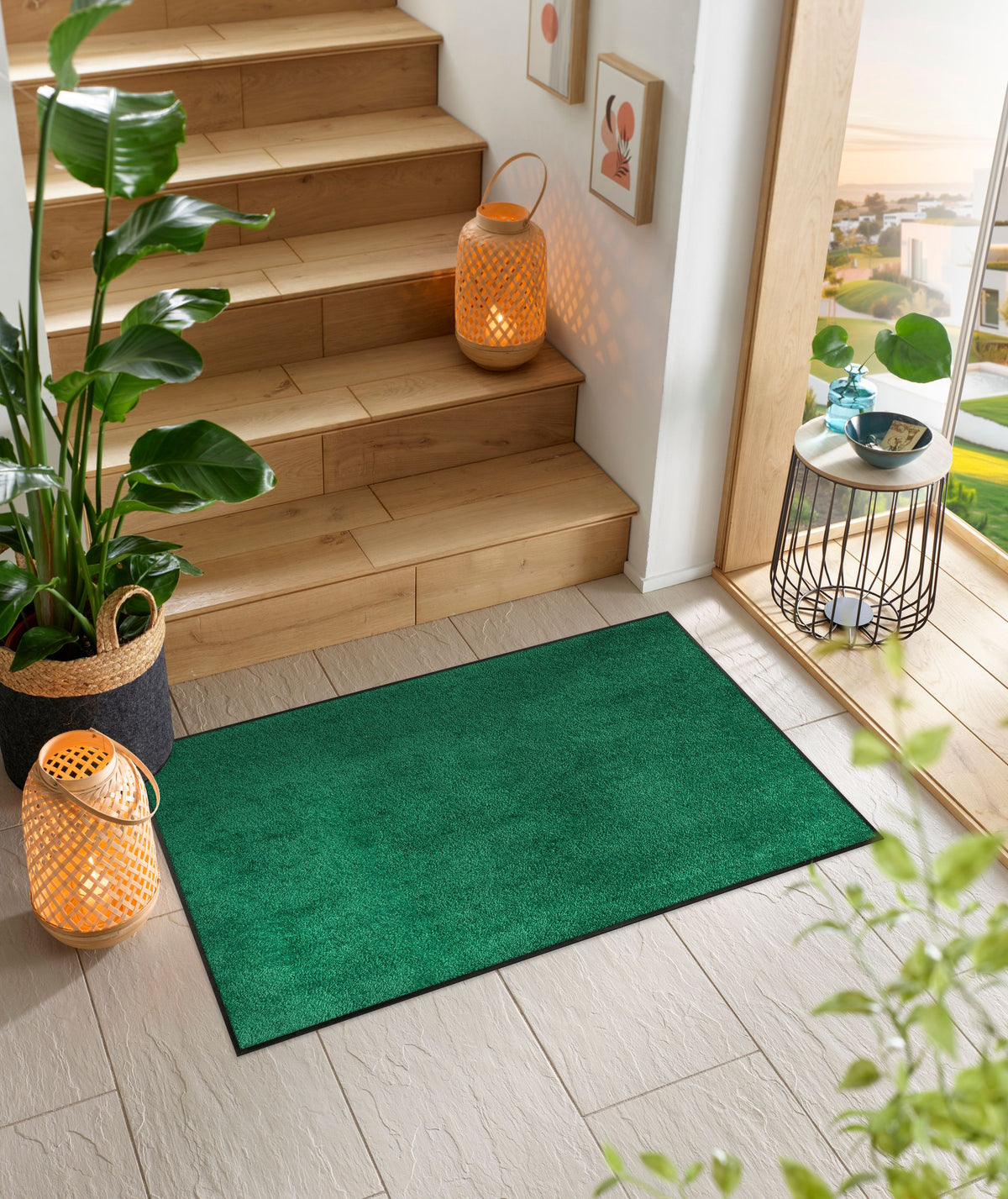 Läufer 75x120  Ever Green