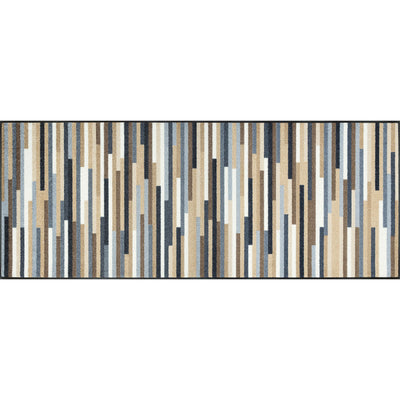 Teppichläufer 75x190 Mikado Stripes nature beige