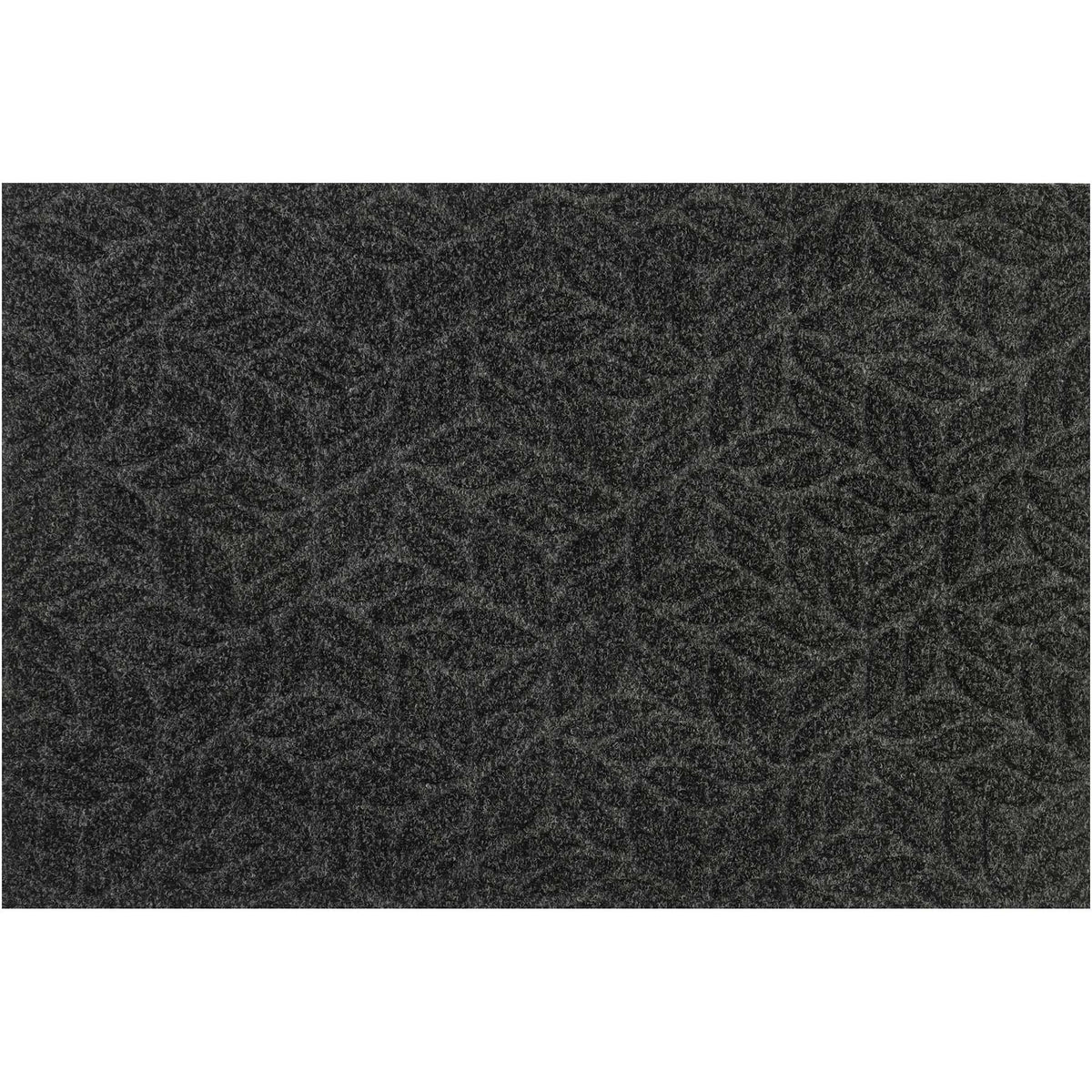 Fußmatte 60x90 Dune Leaves Dark Grey anthrazit
