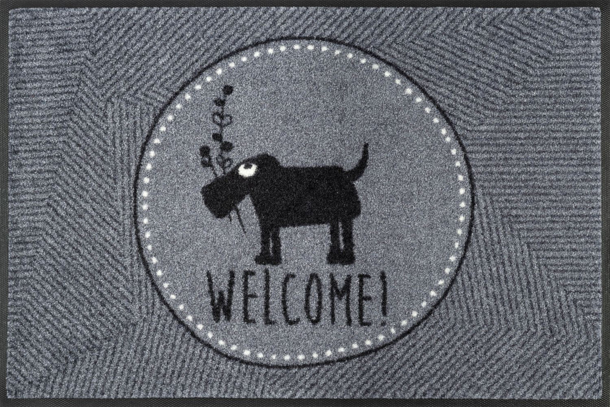 Fußmatte 50x75 Herr Just- Welcome! grau