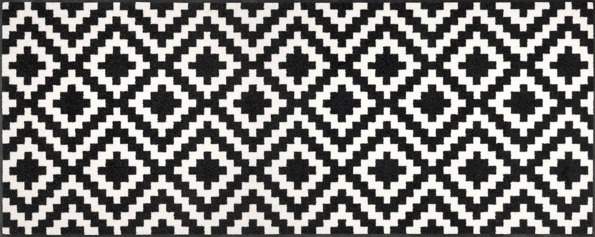 Teppichläufer 75x190 Kalmar schwarz