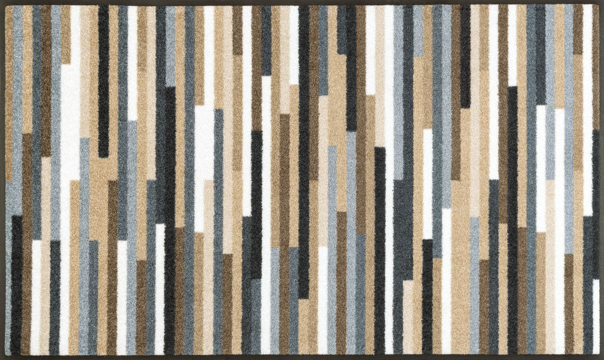 Fußmatte 75x120 Mikado Stripes nature beige