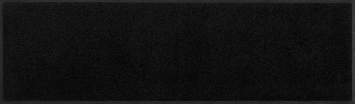 Fußmatte uni schwarz raven black Schuhparkplatz wash dry