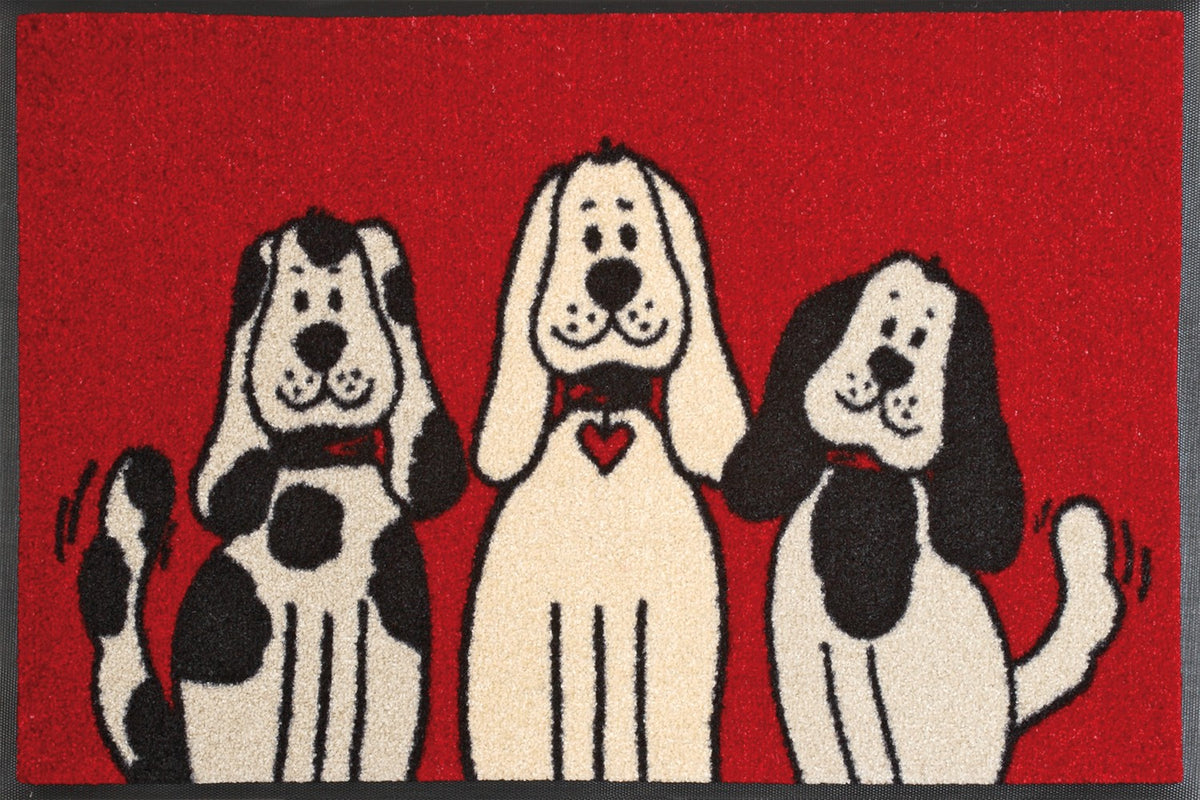 Fußmatte 50x75 Three Dogs