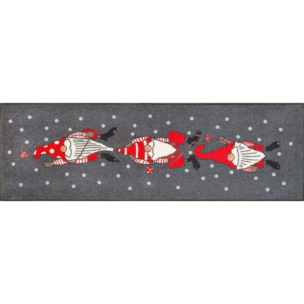 Teppichläufer Winterzwerge 60x180