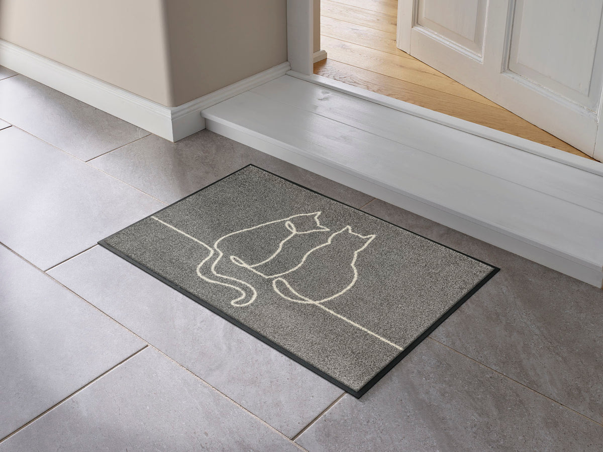 Fußmatte 50x75 Lovetails grau