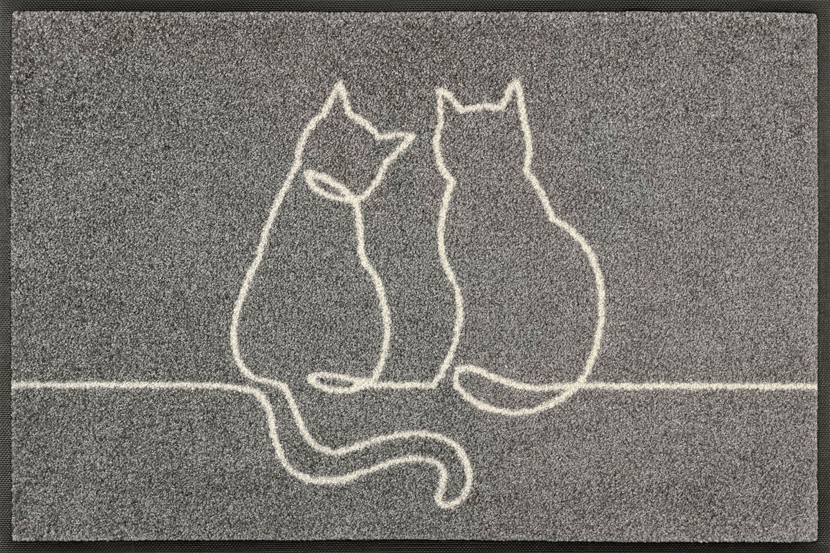 Fußmatte 50x75 Lovetails grau