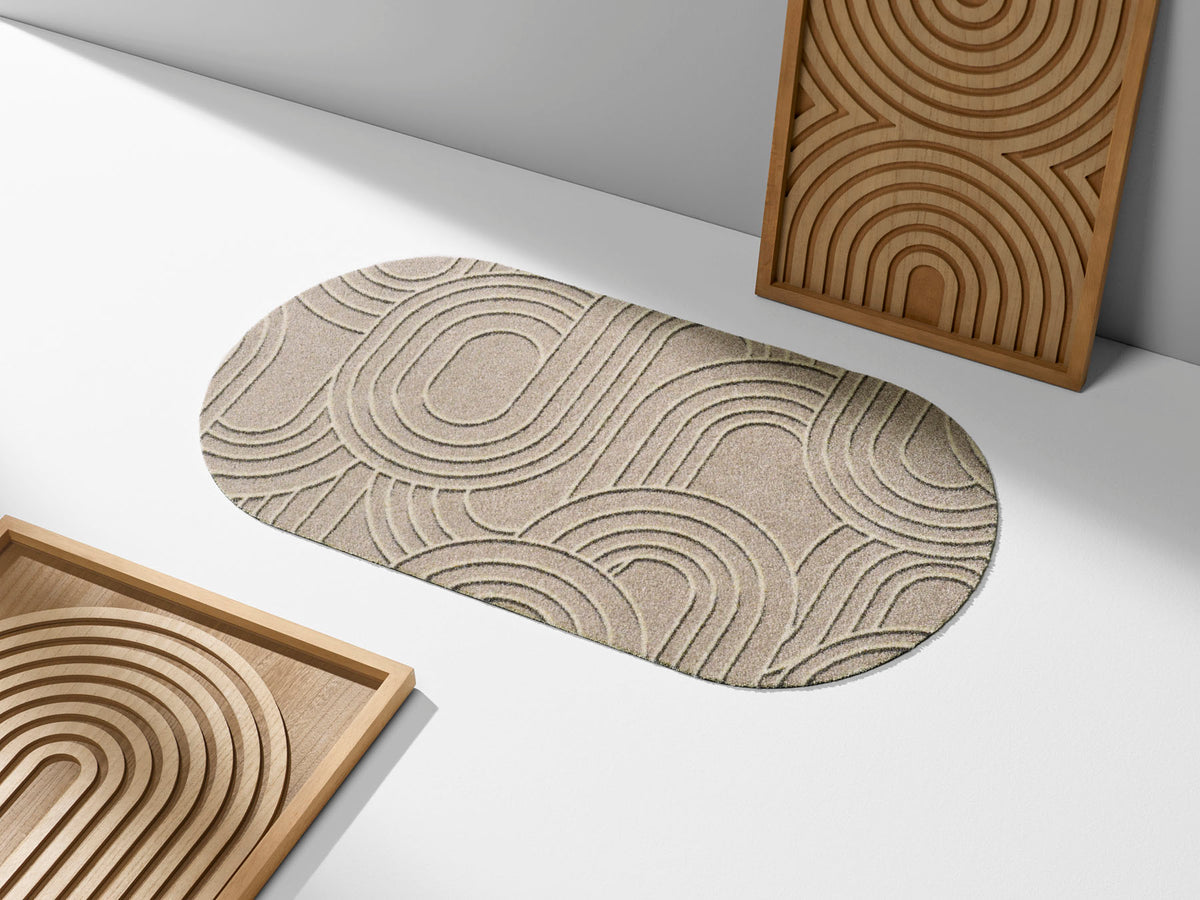 Fußmatte 50x90 Sand Twist beige