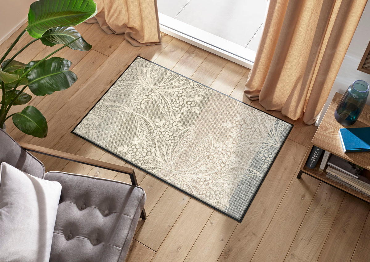 Fußmatte 75x120 Floral Lace beige